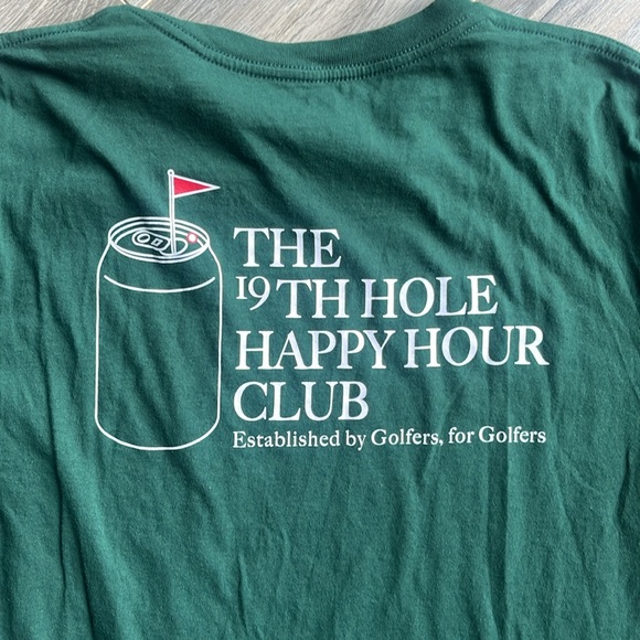 Old Navy Mens Dark Green Golf Graphic Tee - Picture 8 of 8